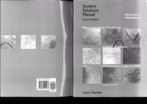 خرید و دانلود نسخه کامل کتاب Student solutions manual to accompany multivariable calculus linear algebra and differential equations