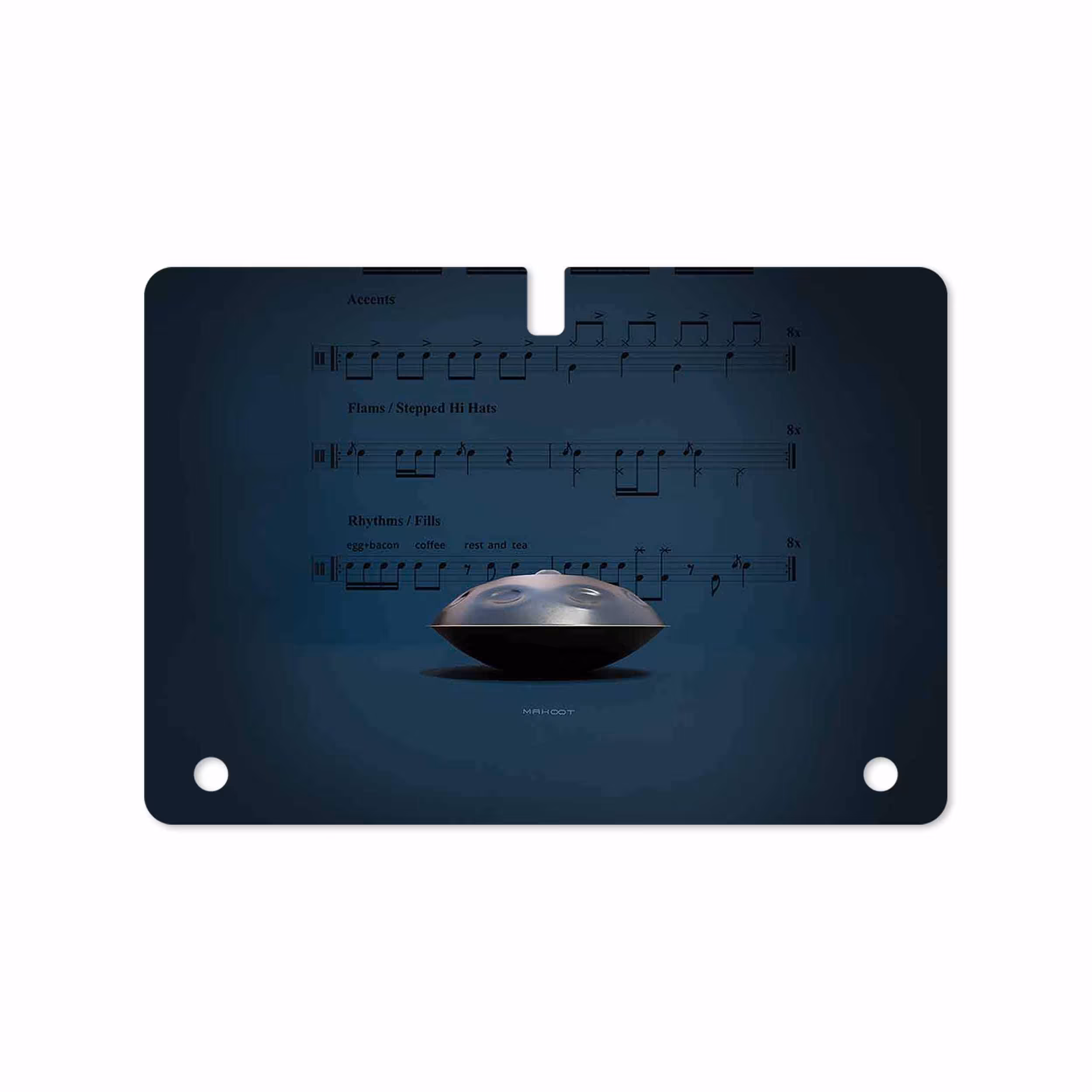 برچسب پوششی ماهوت مدل Hang Instrument مناسب برای تبلت سامسونگ Galaxy Tab S 10.5 2014 T805