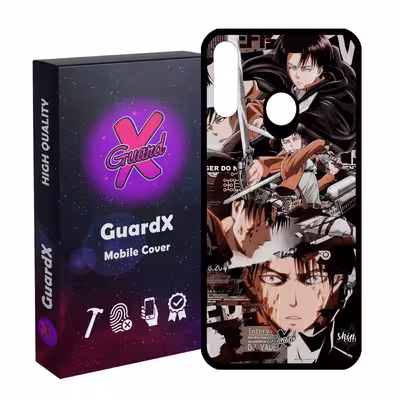 کاور گارد ایکس طرح لیوای انیمه مدل Glass10486 مناسب برای گوشی موبایل سامسونگ Galaxy A20s