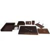 ست لوازم اداری رومیزی مدل مدیریتی Walnut inlaid design مجموعه 9 عددی