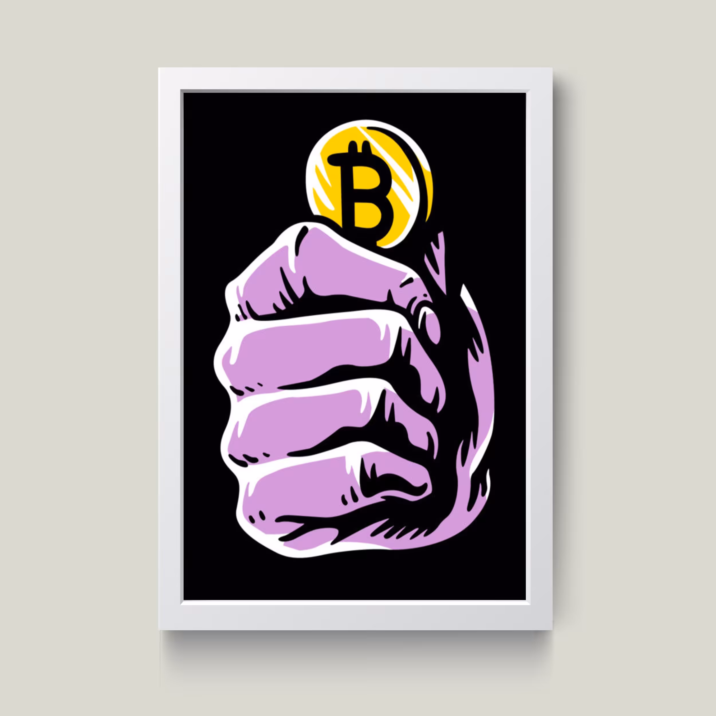تابلو مدل بیت کوین Bitcoin کد m2489-w