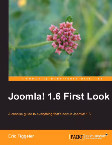 خرید و دانلود نسخه کامل کتاب Joomla! 1.6 First Look