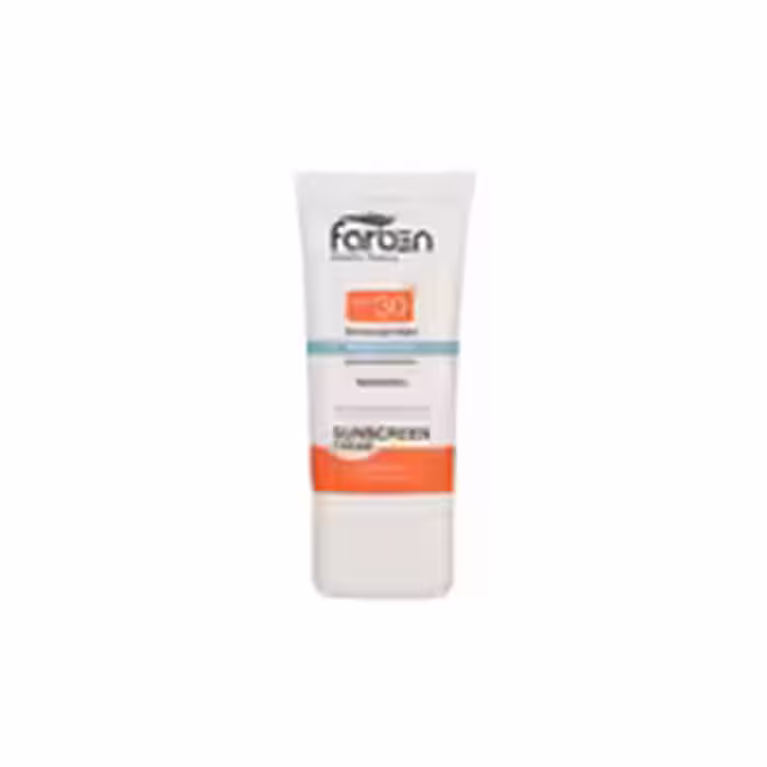 کرم ضد آفتاب فاربن SPF30 مدل ضد حساسیت Hypoallergenic حجم 50 میلی لیتر