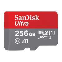 کارت حافظه microSDXC سن دیسک مدل Ultra A1 کلاس 10 استاندارد UHS-I سرعت 150MBps ظرفیت 256 گیگابایت