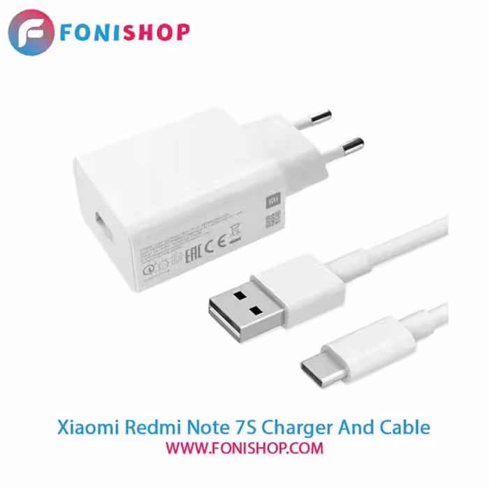 کابل و شارژر فست شارژ اصلی شیائومی Xiaomi Redmi Note 7S