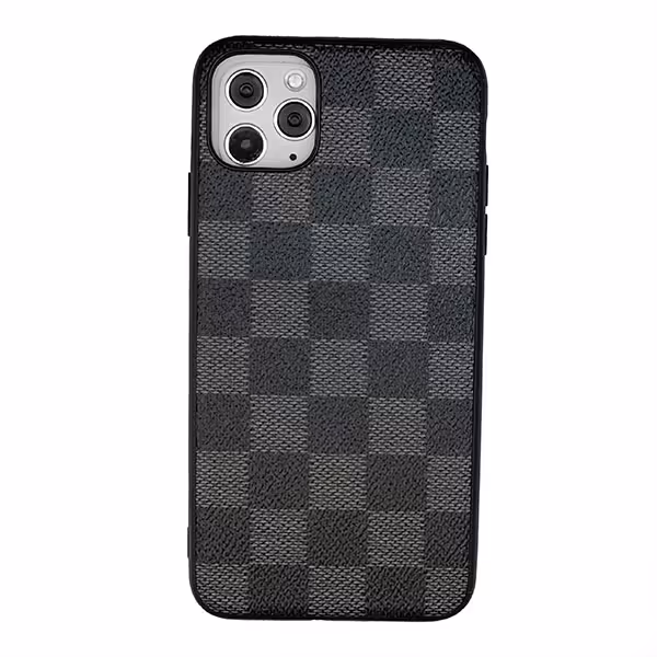 کاور مدل چرم  طرح شطرنجی  مناسب برای گوشی موبایل اپل IPHONE 11