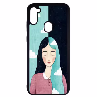 کاور طرح دختر کد 1146 مناسب برای گوشی موبایل سامسونگ galaxy a21