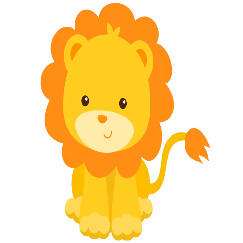 استند رومیزی تولد طرح شیر مدل حیوانات جنگل کد LION01S30
