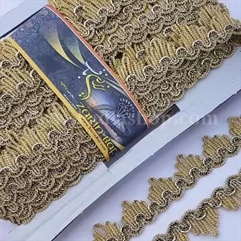 یراق نوار 2.5 طلایی کد 502
