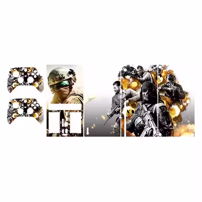 برچسب کنسول ایکس باکس سری ایکس طرح Call Of Duty مجموعه 6 عددی