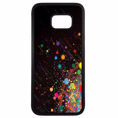 کاور طرح رنگارنگ کد 11054094243 مناسب برای گوشی موبایل سامسونگ galaxy s6 edge plus