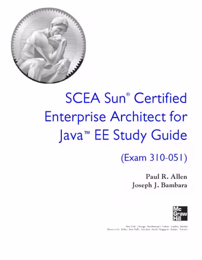 خرید و دانلود نسخه کامل کتاب SCEA Sun certified enterprise architect for Java EE study guide (exam 310-051)