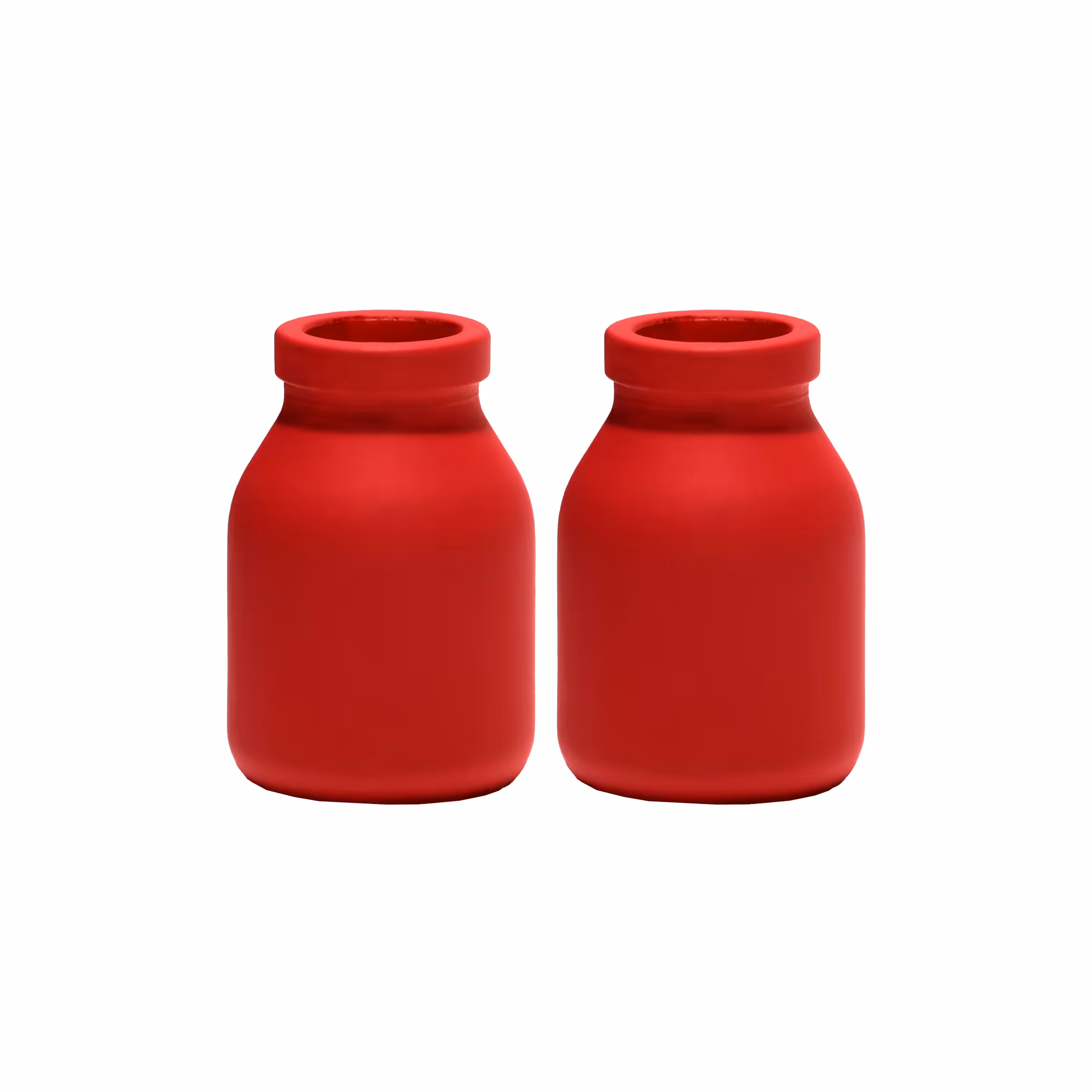 گلدان دکوری مدل شیشه ای کد 2P190 بسته 2 عددی