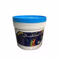 رنگ نیم پلاستیک سفید ممتاز استقبال مدل S-7 حجم 4 لیتر