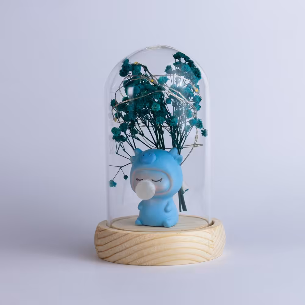 استند استوانه ای عروسکی آبی کد 7501