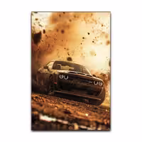 تابلو شاسی گوفی مدل ماشین اسپورت طرح Sport Car کد DUST51 | دنیای قاب