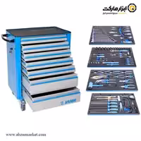 جعبه ابزار چرخ دار کشویی یونیور 127 پارچه مدل 940EV4