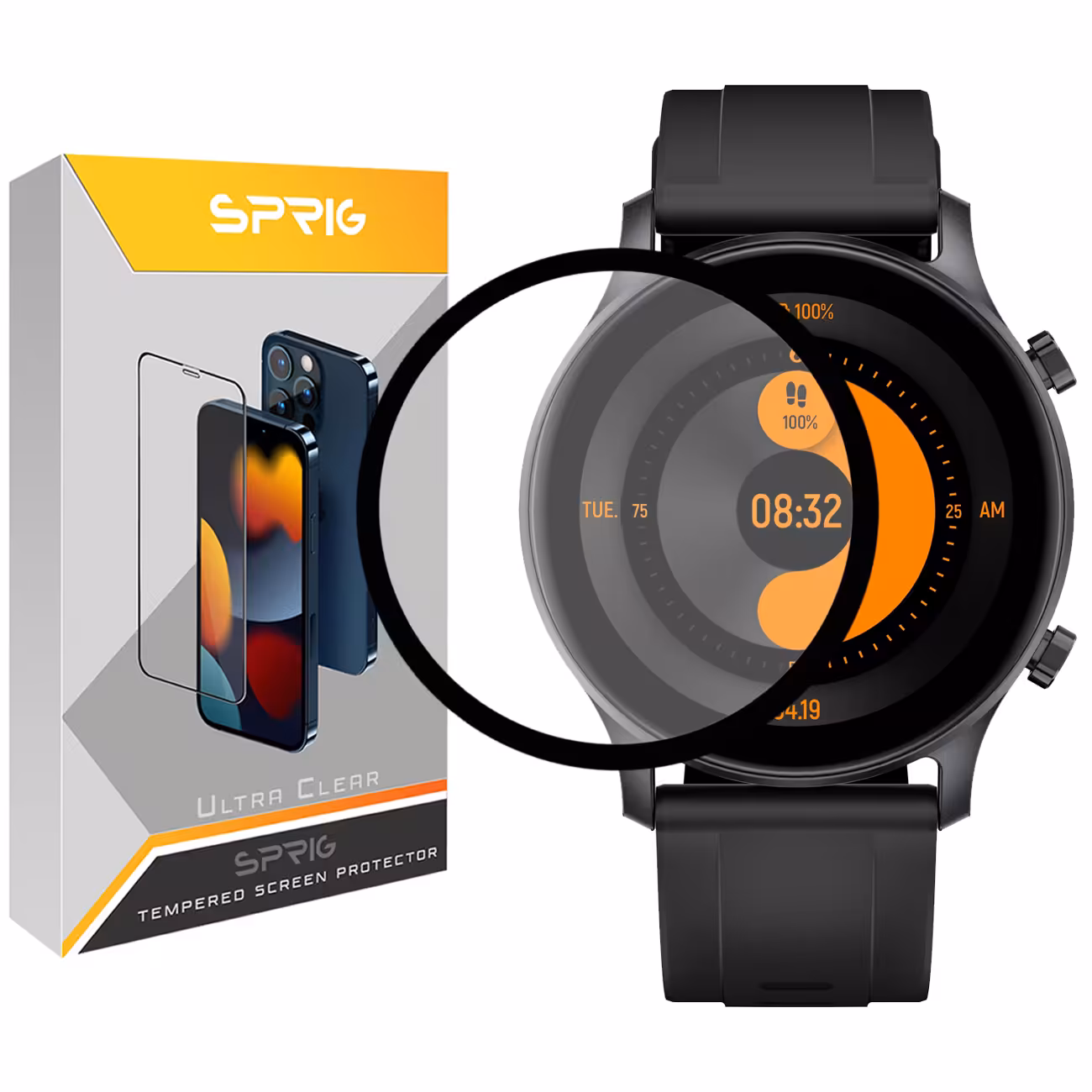 محافظ صفحه نمایش نانو اسپریگ مدل SPG مناسب برای ساعت هوشمند شیایومی Haylou RS3 LS04