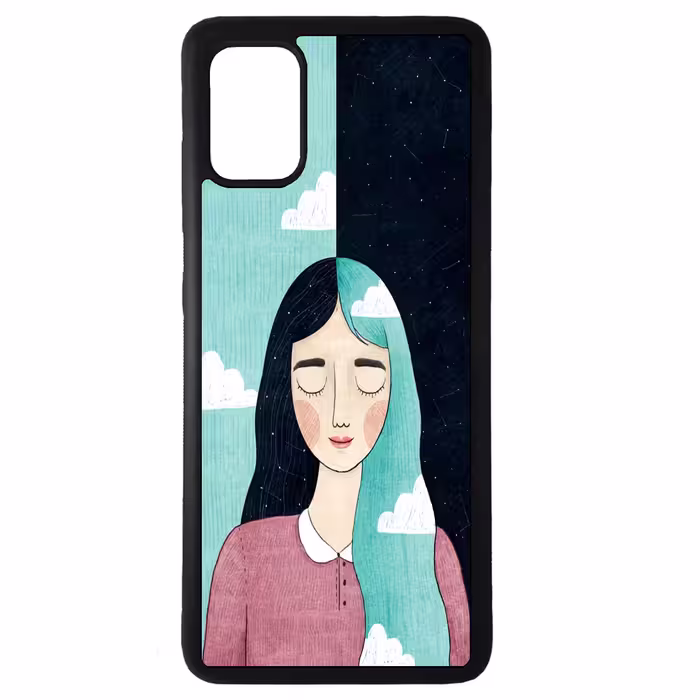 کاور طرح دختر کد 1146 مناسب برای گوشی موبایل سامسونگ galaxy a31