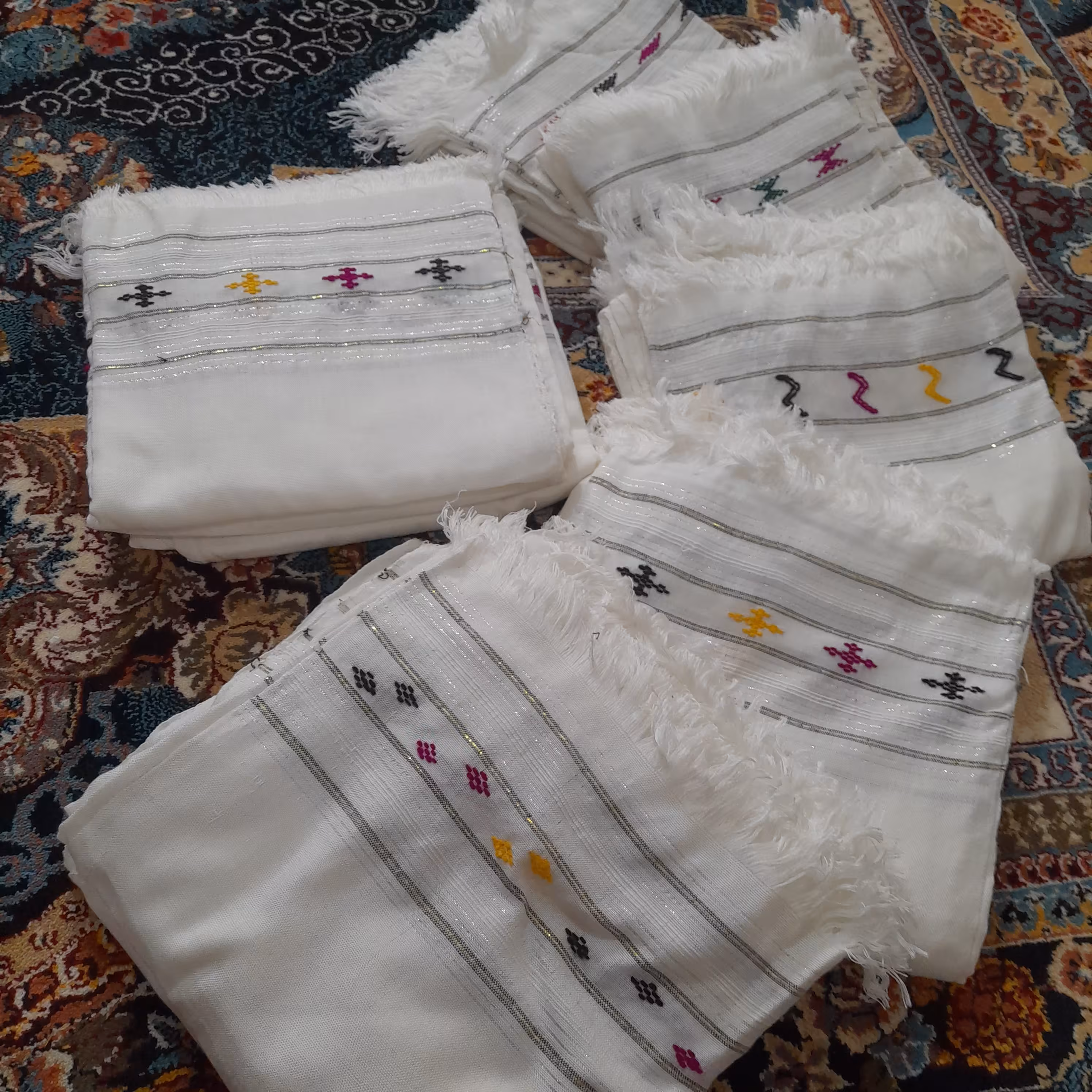 حوله و خشک کن تمام نخ در ابعاد 1متر در 2متر 