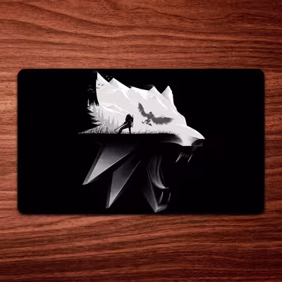 ماوس پد مخصوص بازی مدل WOLF