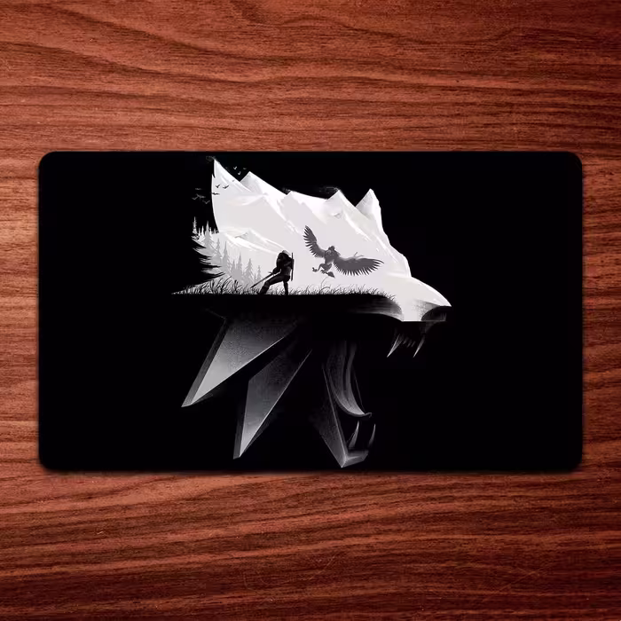 ماوس پد مخصوص بازی مدل WOLF