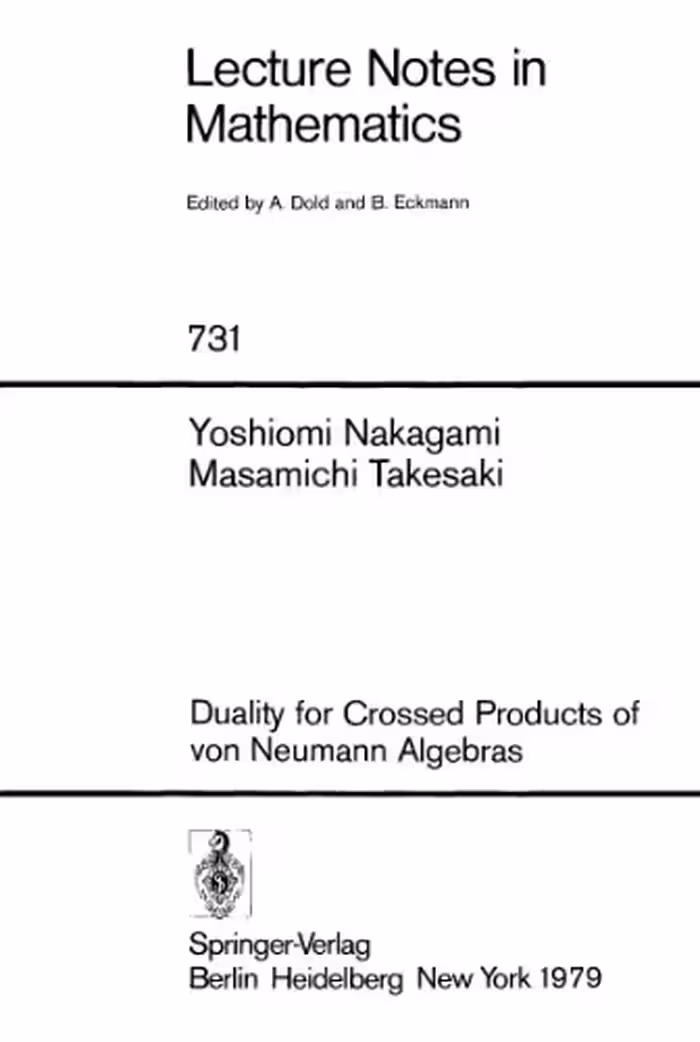 خرید و دانلود نسخه کامل کتاب Duality for crossed products of von Neumann algebras