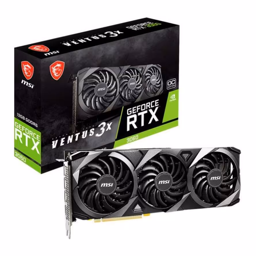 کارت گرافیک ام اس آی GeForce RTX 3060 VENTUS 3X 12G OC