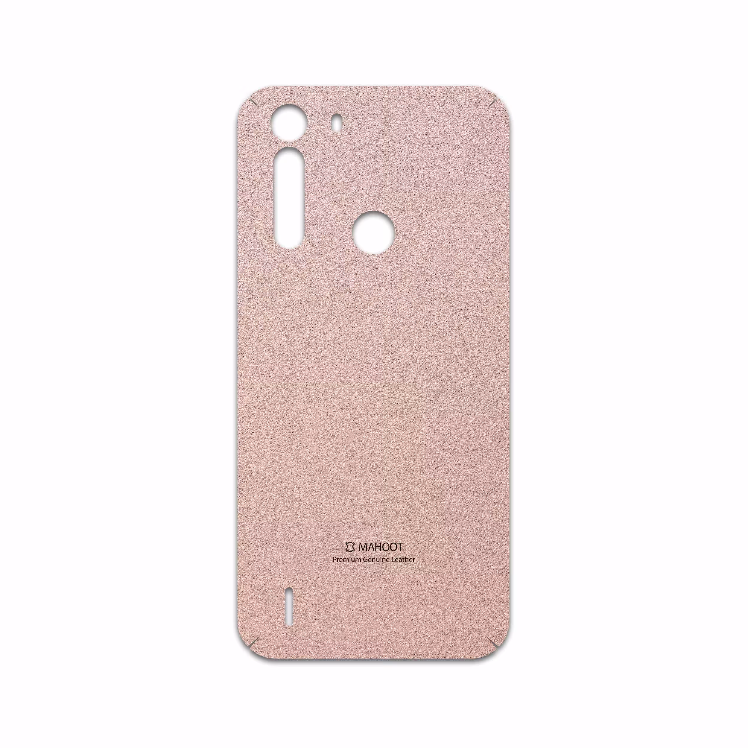 برچسب پوششی ماهوت مدل Rose Gold Leather مناسب برای گوشی موبایل موتورولا One Fusion
