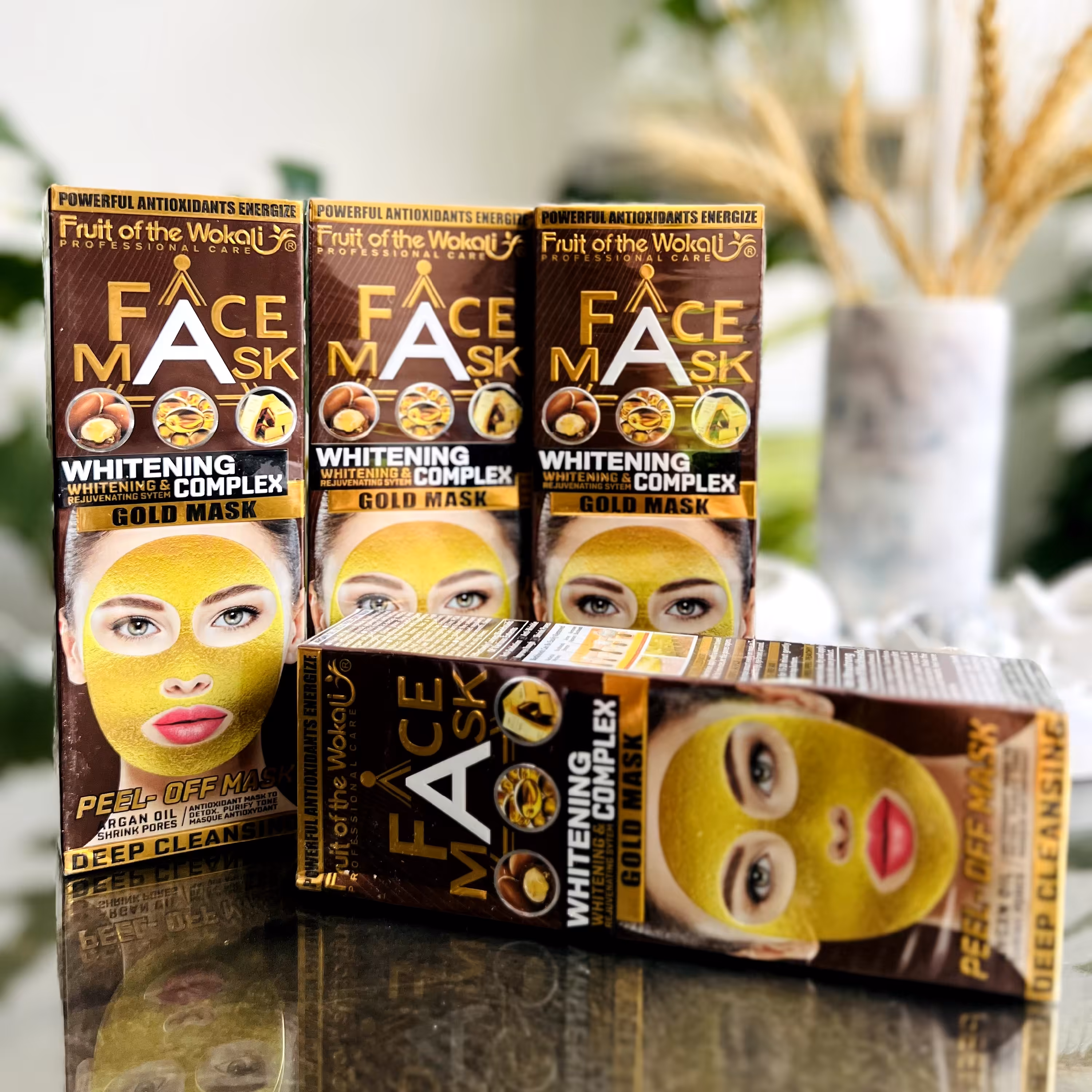 ماسک صورت طلا وکالی حاوی خاویار  حجم 130 میل 