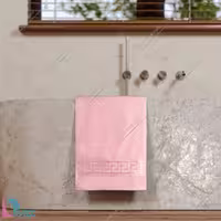 حوله استخری طرح رومی رنگ گلبهی