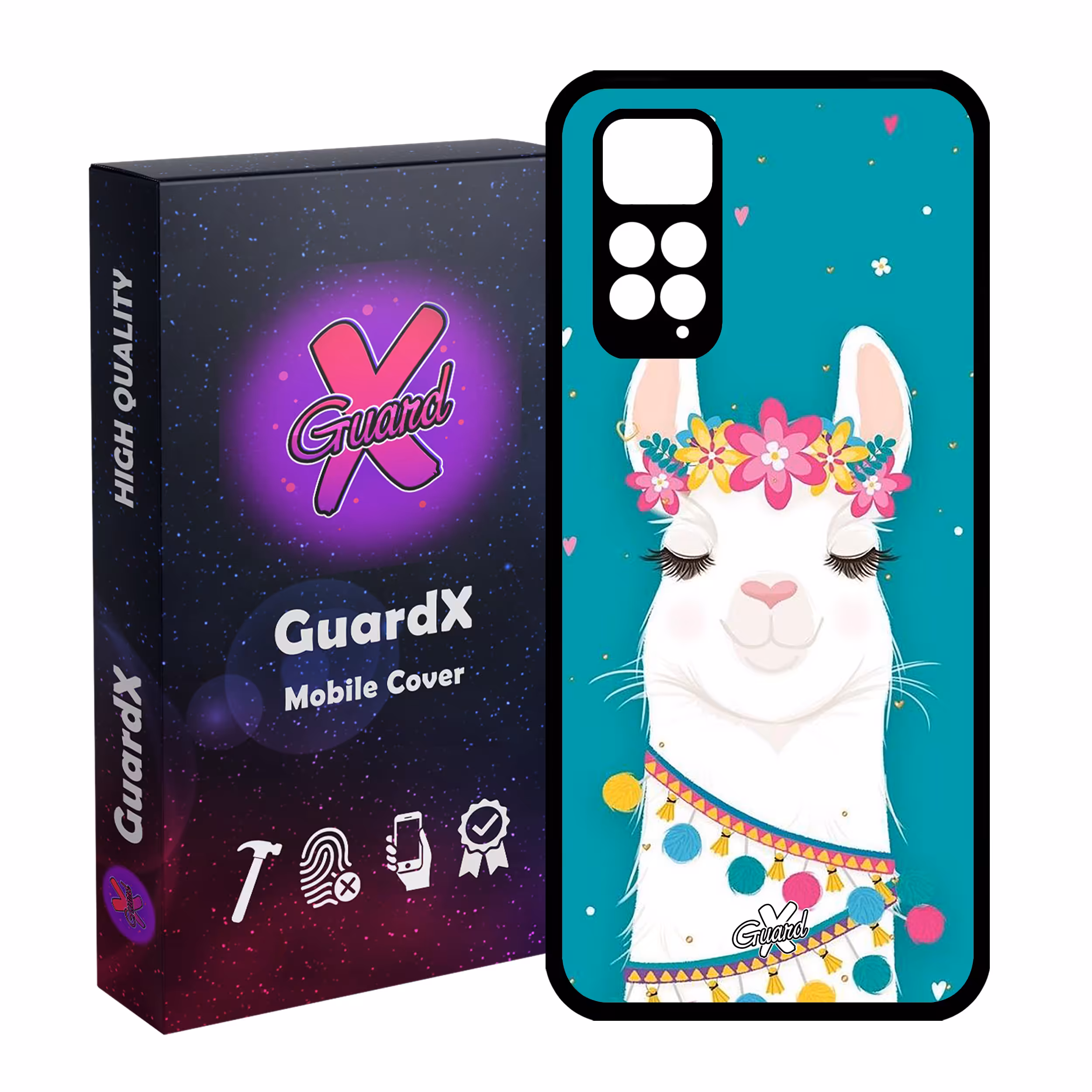 کاور گارد ایکس طرح Llama مدل Glass10017 مناسب برای گوشی موبایل شیائومی Redmi Note 11S/ Note 11 4G