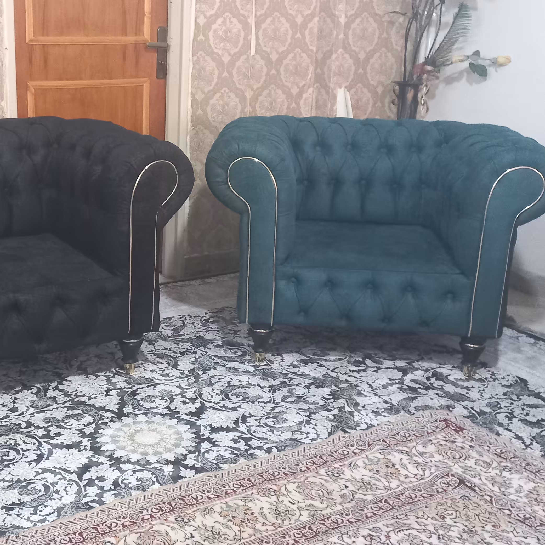 مبل چستر پارچه ای