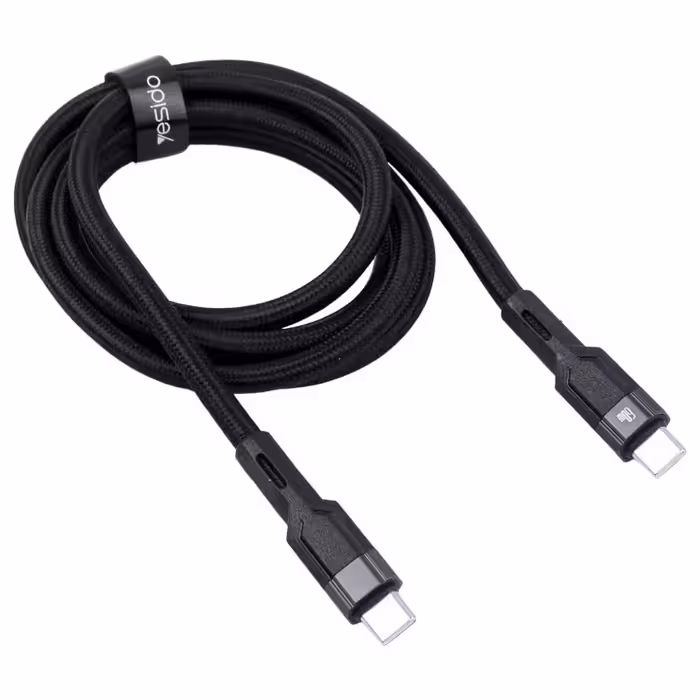 کابل تبدیل فست شارژ Yesido CA108 Type-C to Type-C 60W 1.2m