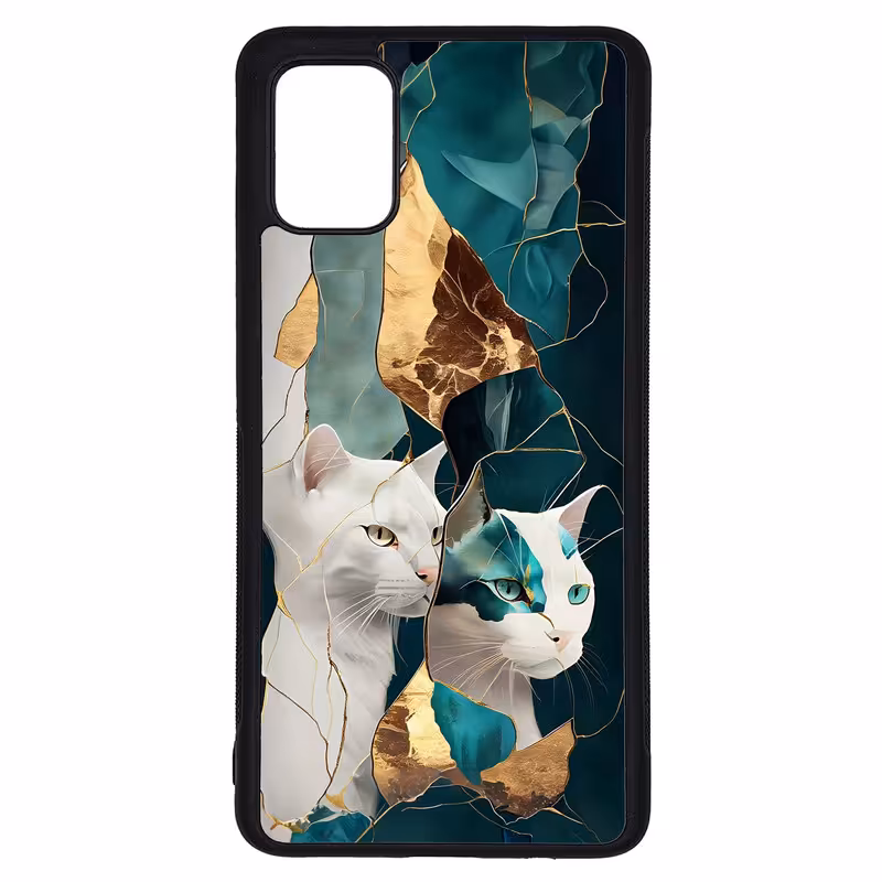 کاور طرح گربه کد G-132 مناسب برای گوشی موبایل سامسونگ Galaxy A51 | دیجی قاب دونی