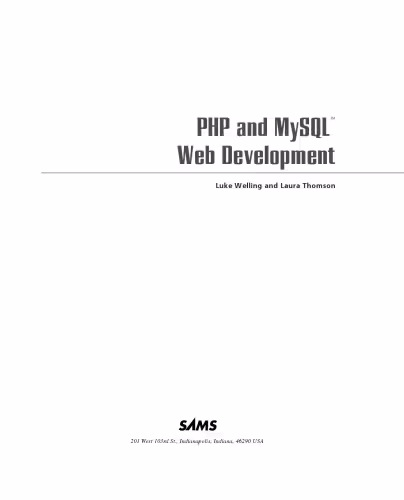 خرید و دانلود نسخه کامل کتاب PHP and MySQL Web Development