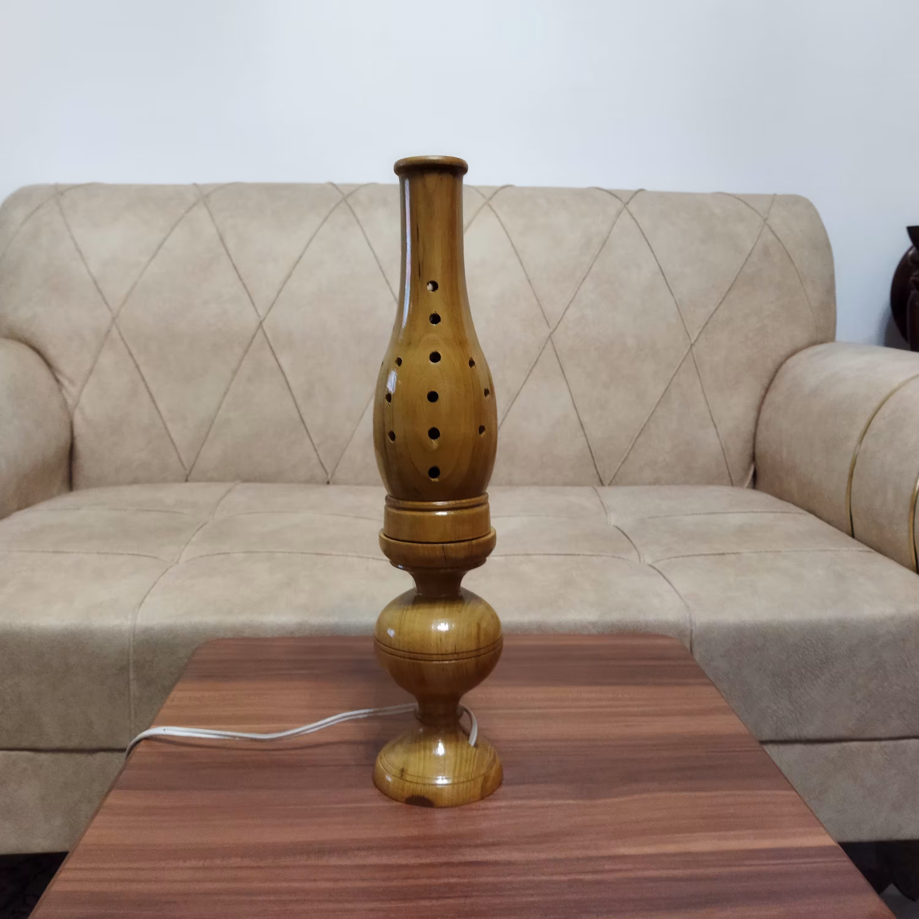 چراغ شب خواب چوبی