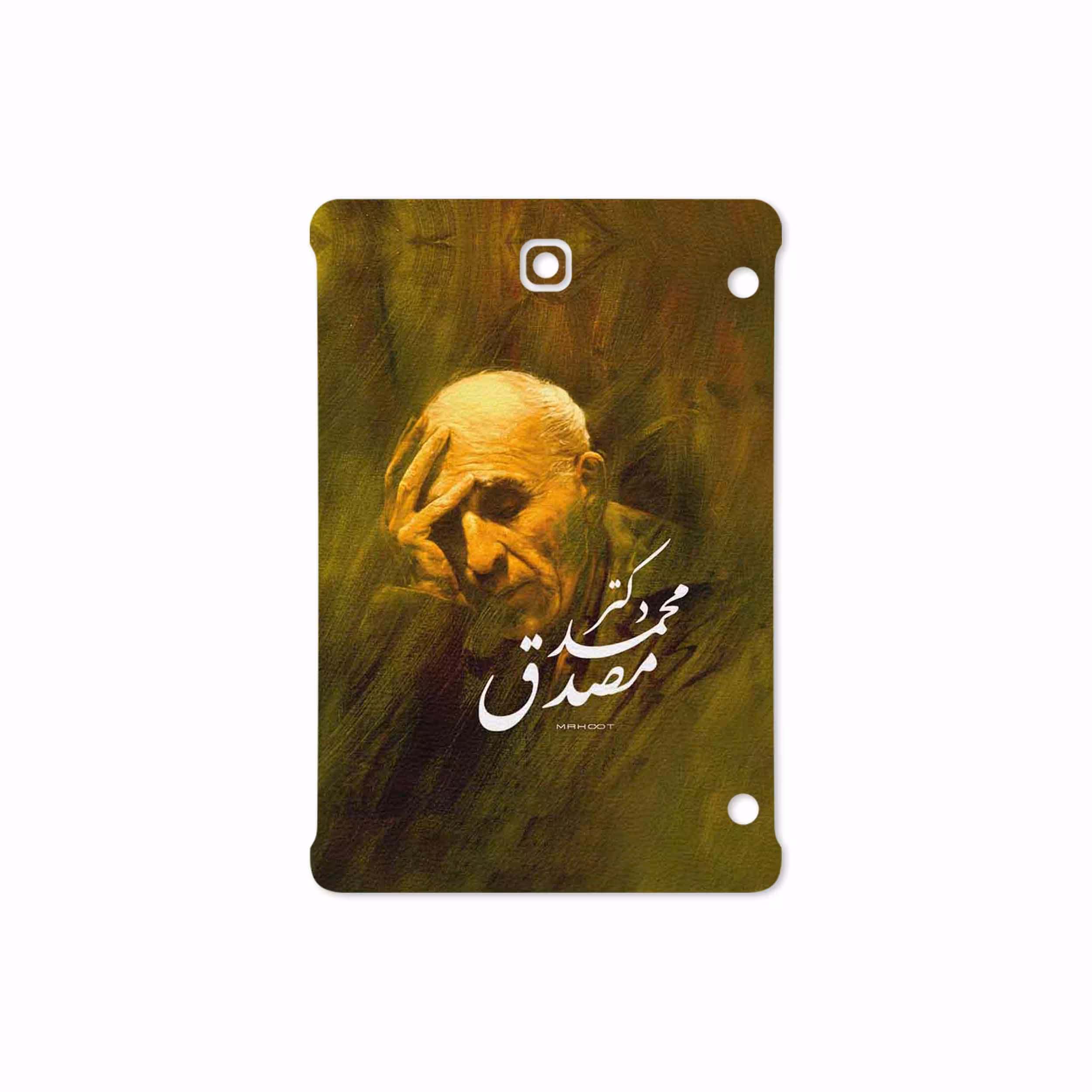 برچسب پوششی ماهوت مدل Dr-Mosadeq مناسب برای تبلت سامسونگ Galaxy Tab S2 8.0 2015 T715