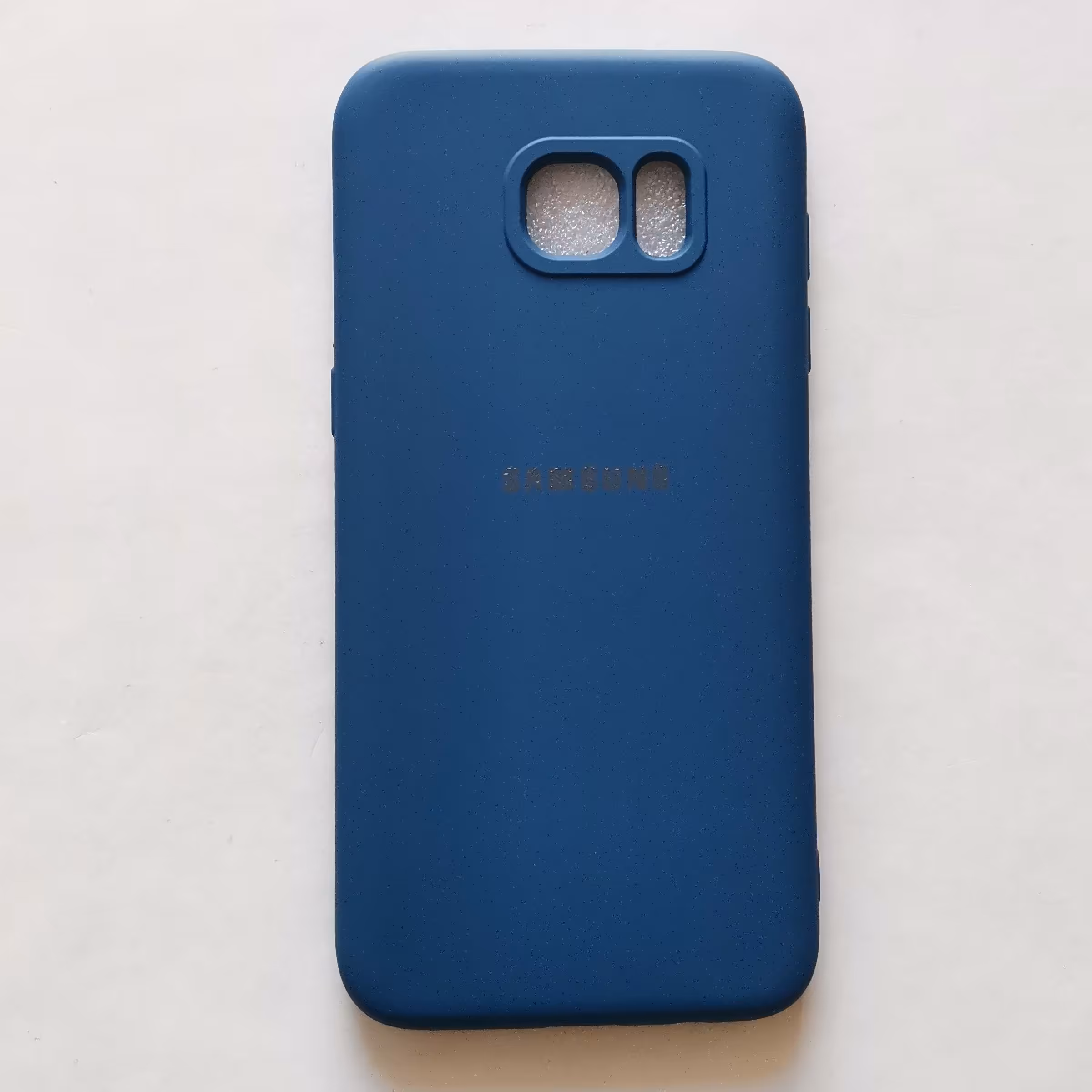 قاب سیلیکونی آبی گوشی سامسونگ S7 edge