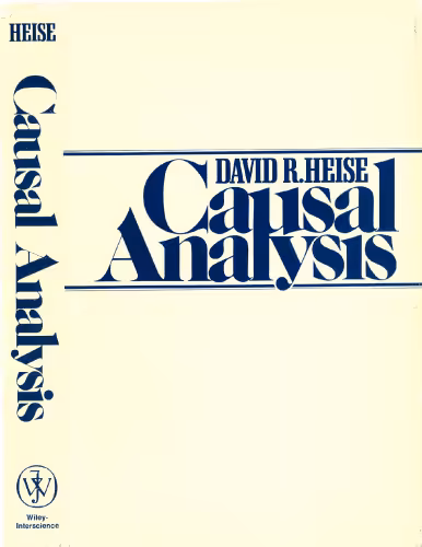 خرید و دانلود نسخه کامل کتاب Causal Analysis