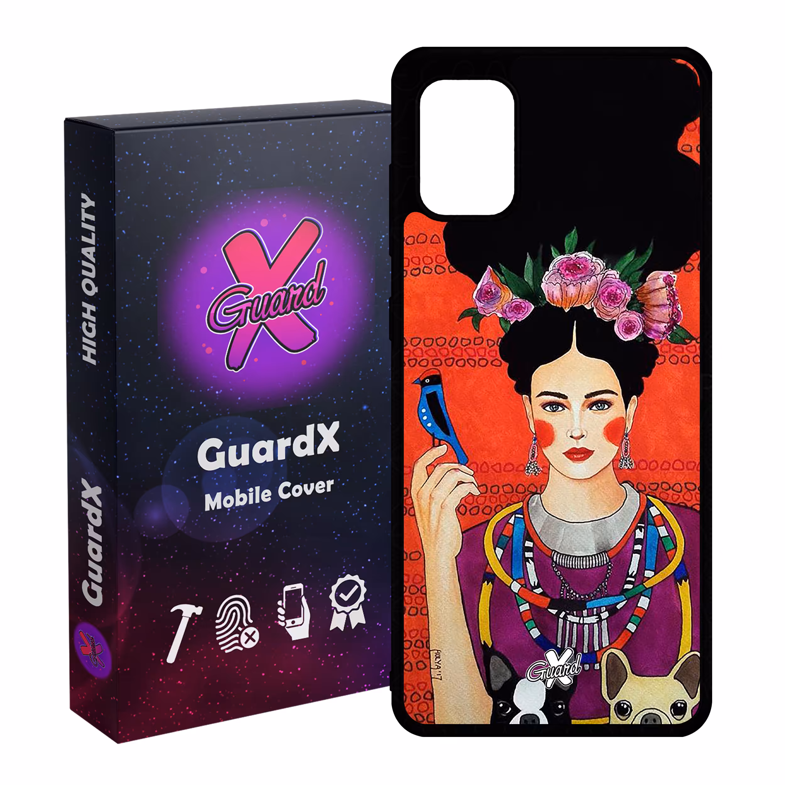 کاور گارد ایکس طرح دختر مدل Glass10150 مناسب برای گوشی موبایل سامسونگ Galaxy A31