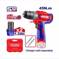 دریل شارژی 12 ولت چکشی امتاپ سفارش فرانسه مدل ECIDL12620