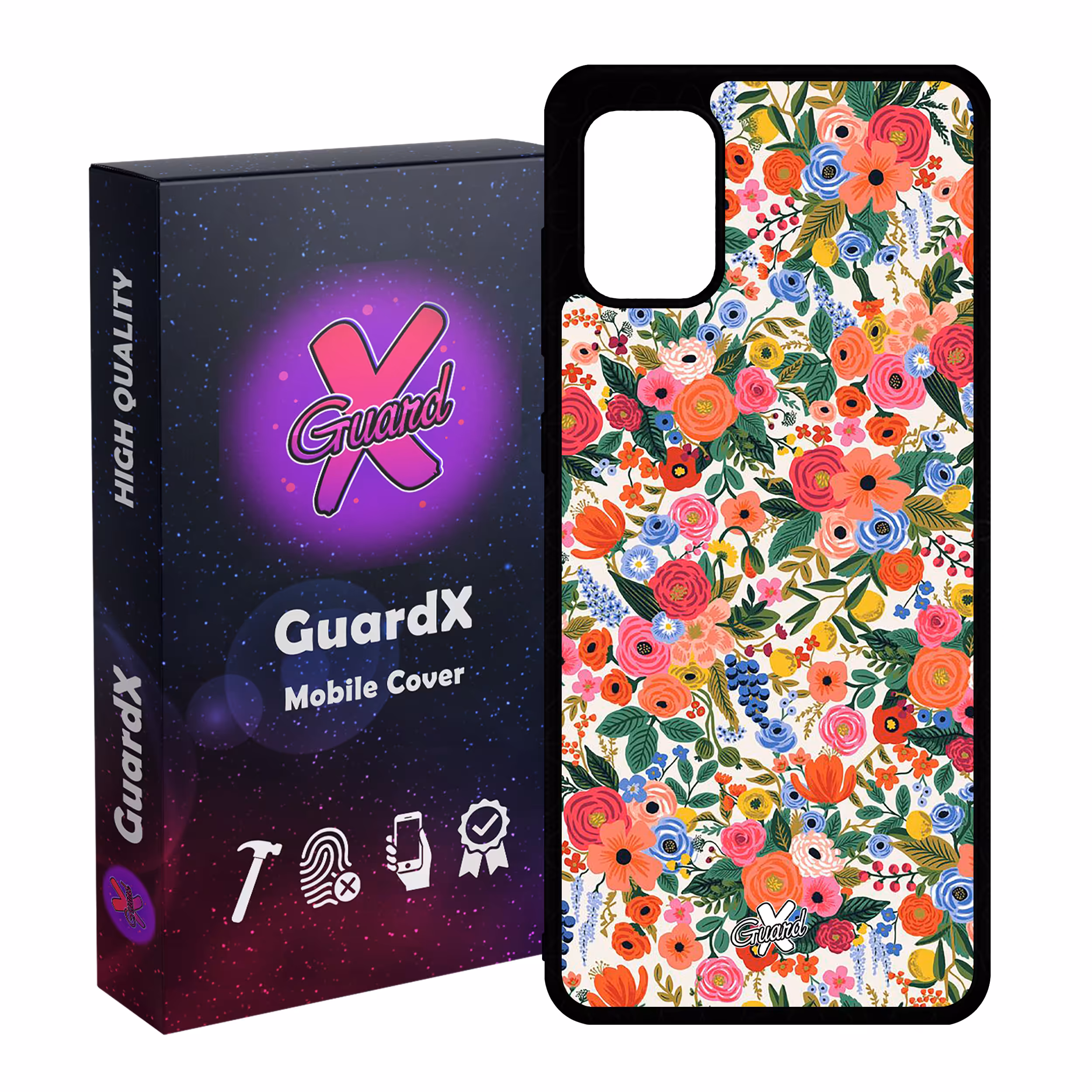 کاور گارد ایکس طرح گل مدل Glass10247 مناسب برای گوشی موبایل سامسونگ Galaxy A31