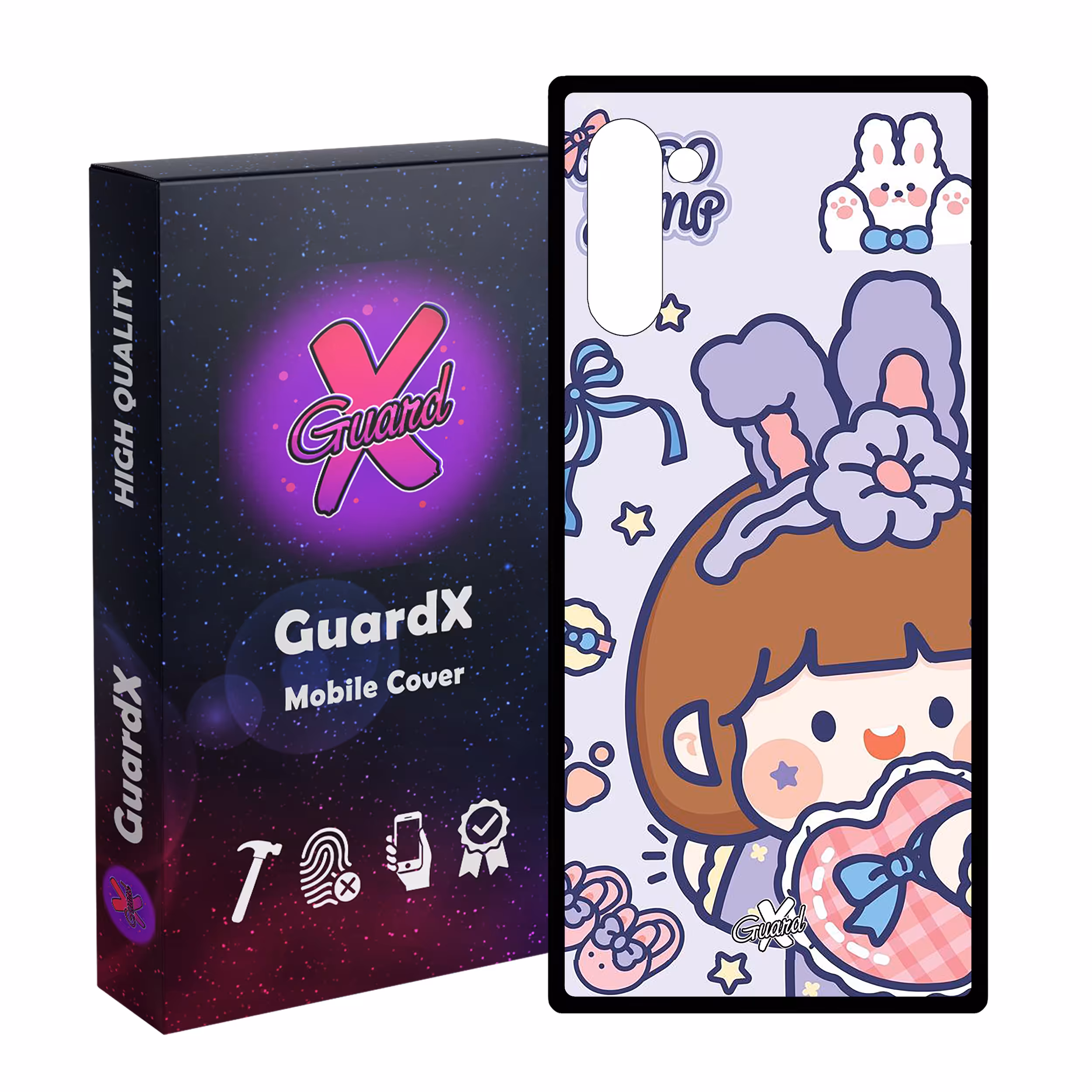 کاور گارد ایکس طرح Roro Jump مدل Glass10443 مناسب برای گوشی موبایل سامسونگ Galaxy Note 10