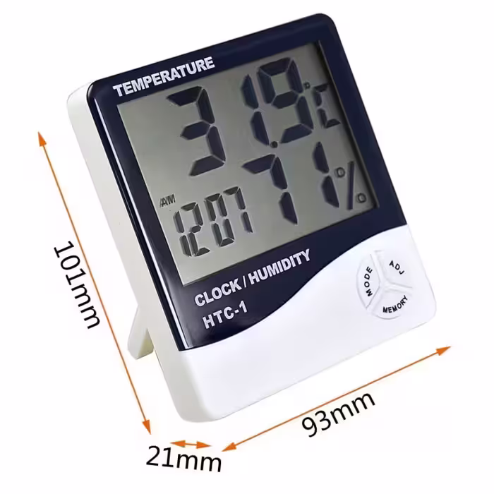 دماسنج و رطوبت سنج مدل  htc1