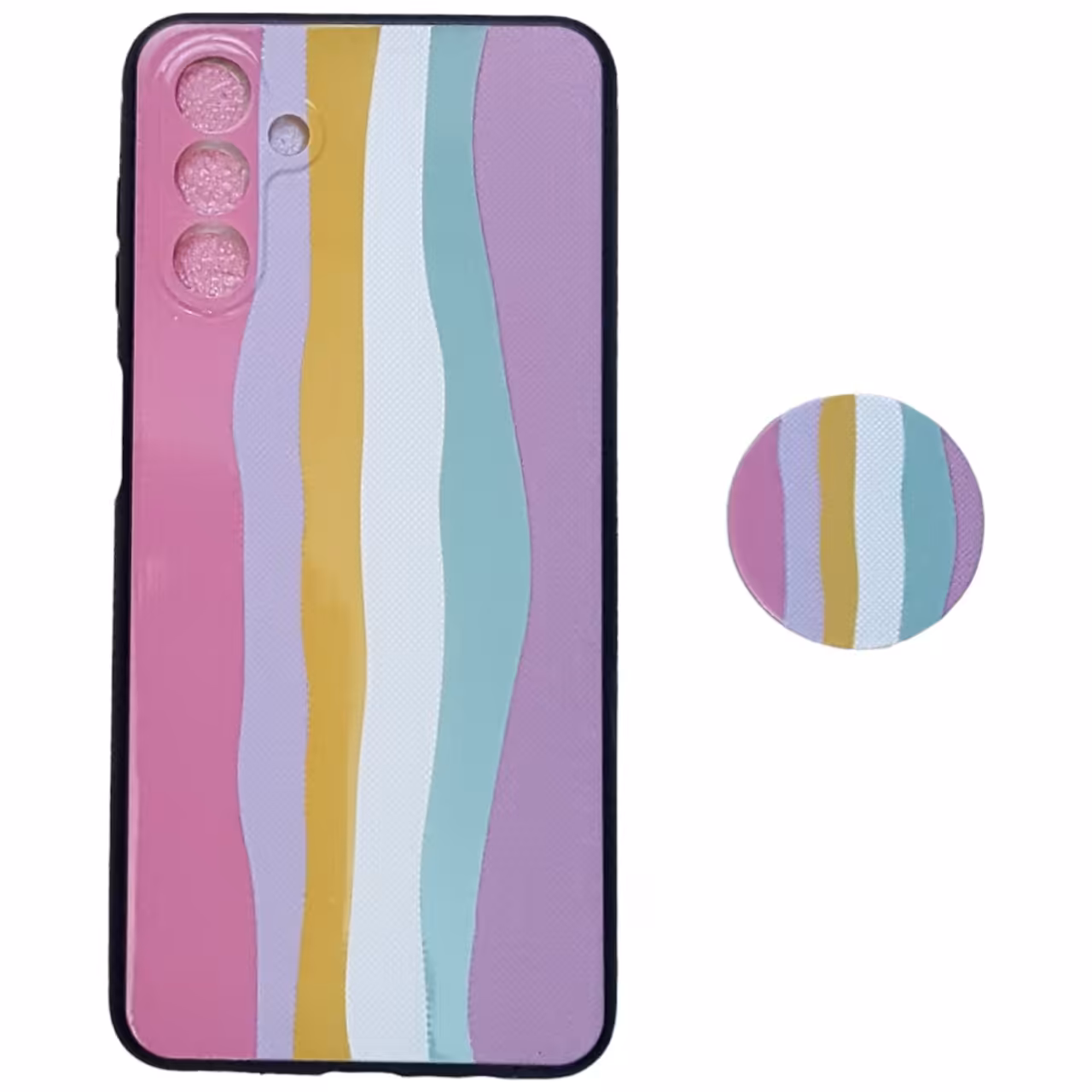 کاور کد GALAX 55 مناسب برای گوشی موبایل سامسونگ Galaxy A13 5G به همراه پایه نگهدارنده