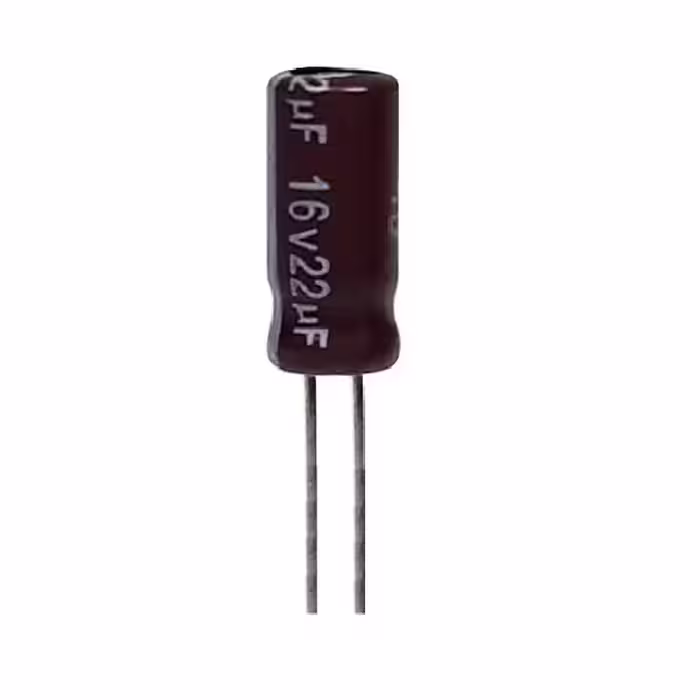 خازن الکترولیت 22 میکروفاراد 16ولت آکسبوم مدل TEC 2216 بسته 16 عددی