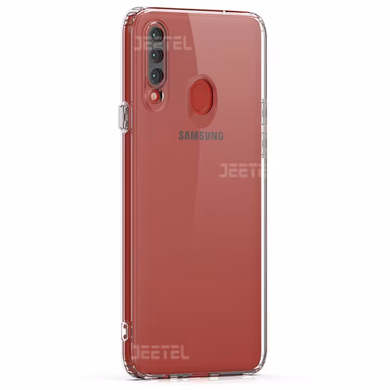 قاب گوشی Samsung Galaxy A20S مدل ژله ای طلقی محافظ لنزدار