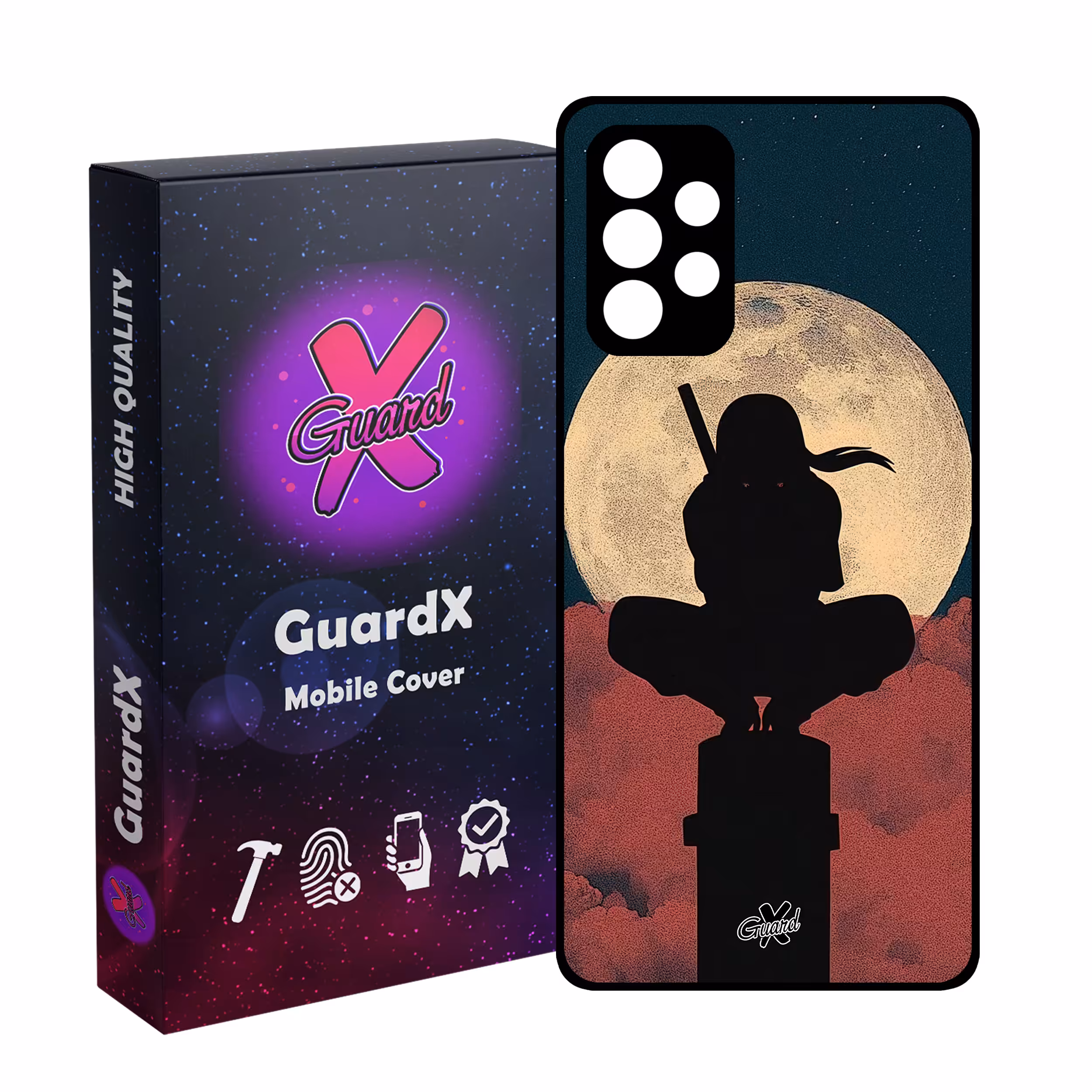 کاور گارد ایکس طرح ایتاچی انیمه مدل Glass10558 مناسب برای گوشی موبایل سامسونگ Galaxy A53
