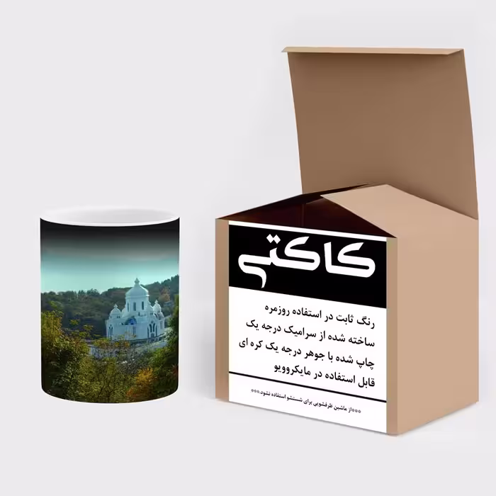 ماگ حرارتی کاکتی طرح فانتزی مدل mgh15502